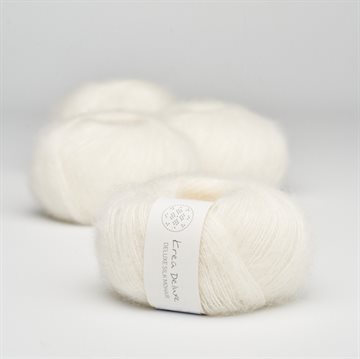 Deluxe Silk Mohair 01 hvid